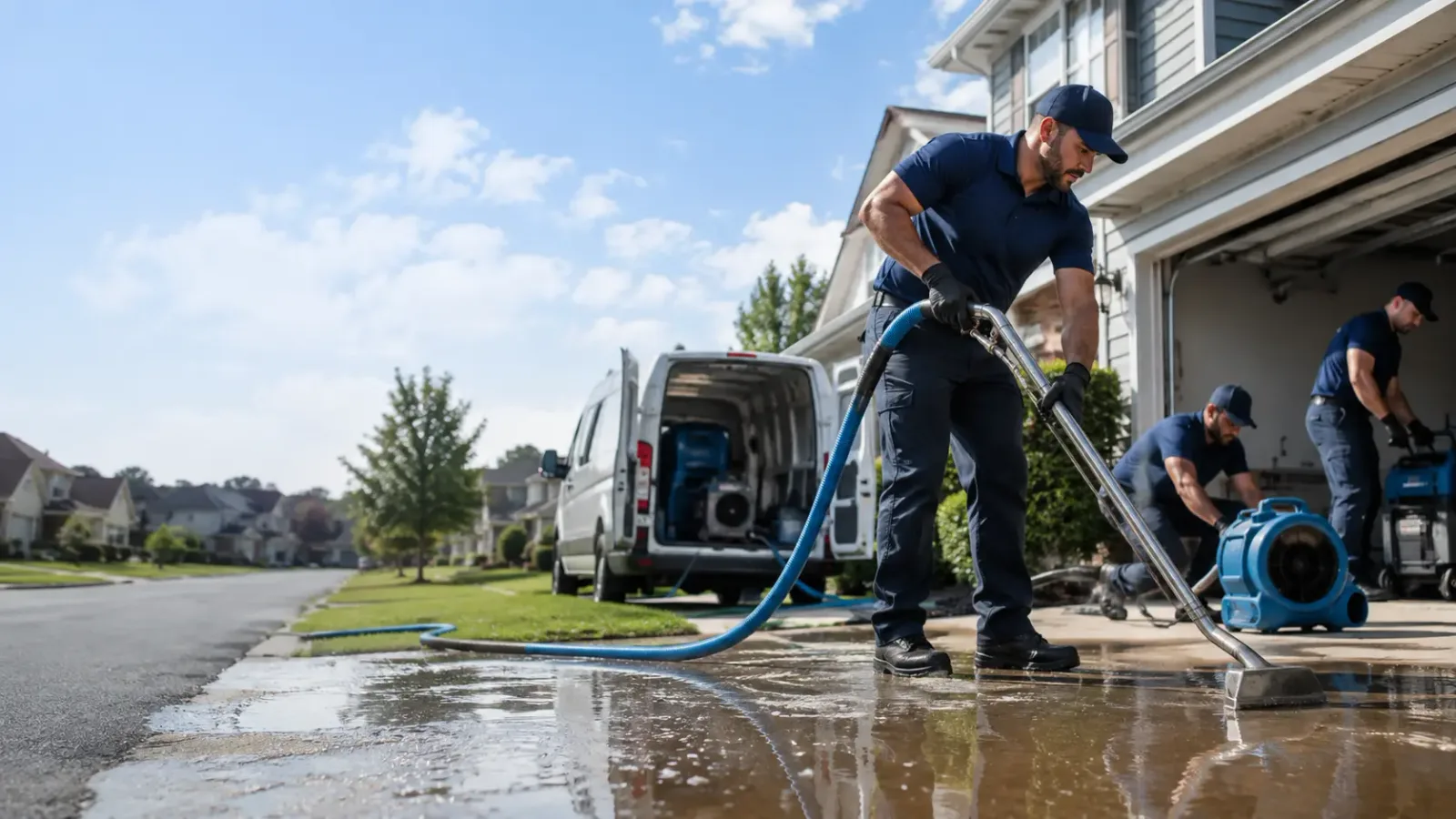Basement Water Removal in South Range, MI